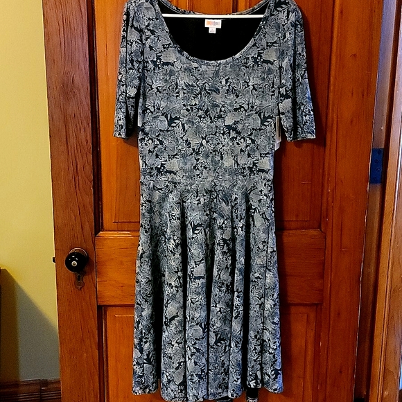Blue Nicole dress size L - Picture 1 of 3